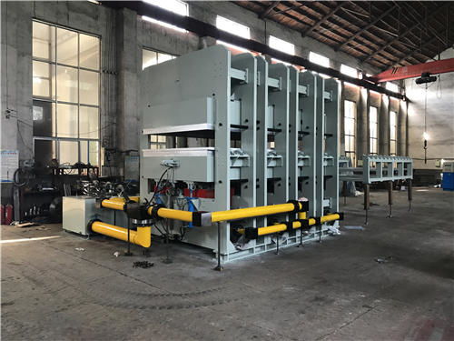 浙江耐高温试验室四柱热压机 青岛格瑞斯特机械的空气弹簧热压平板机解析